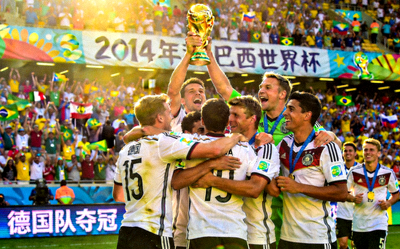 2014年巴西世界杯德国队夺冠历史性时刻